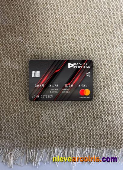 Portugal Banco Popular bank mastercard photolook